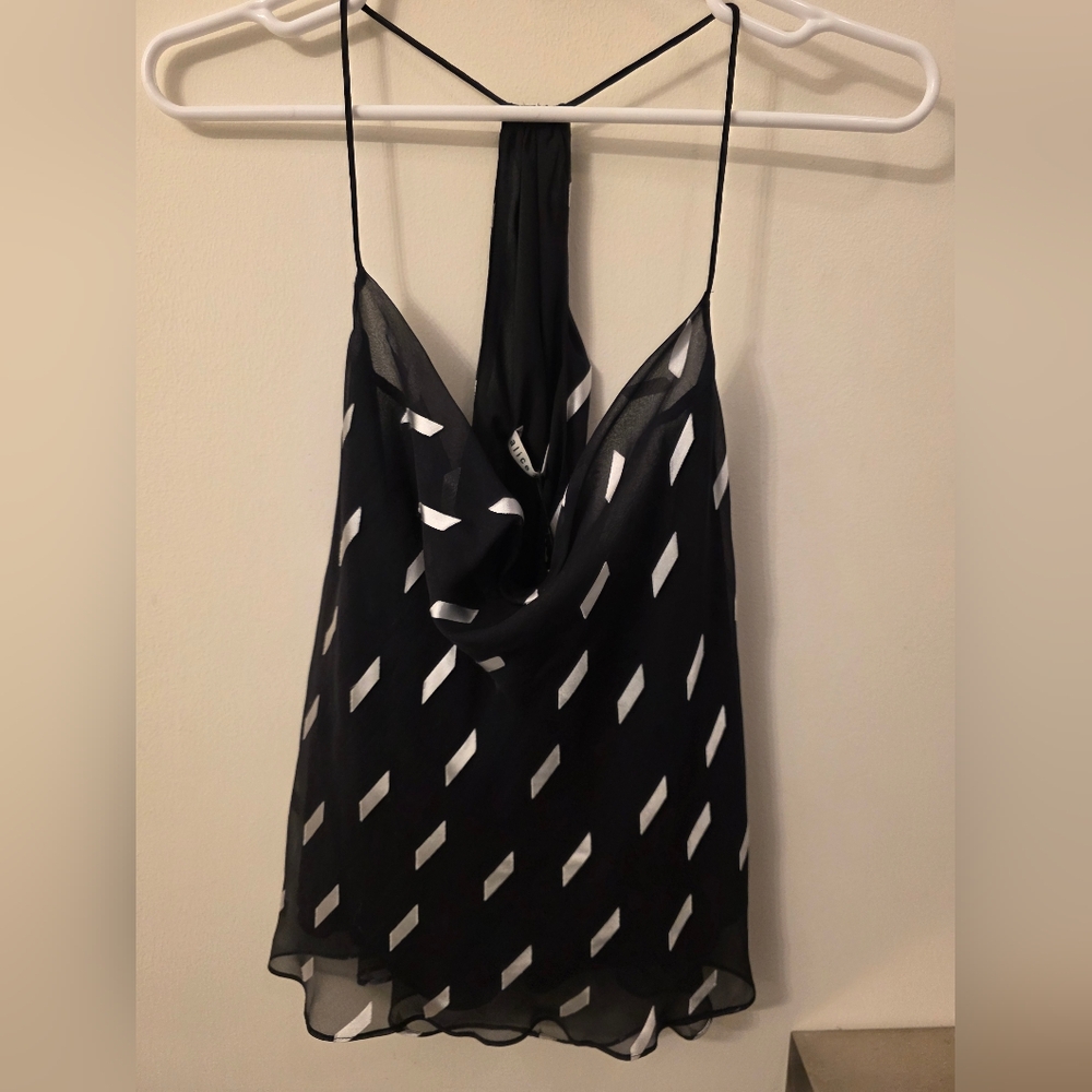 Alice + Olivia Black and White Dress